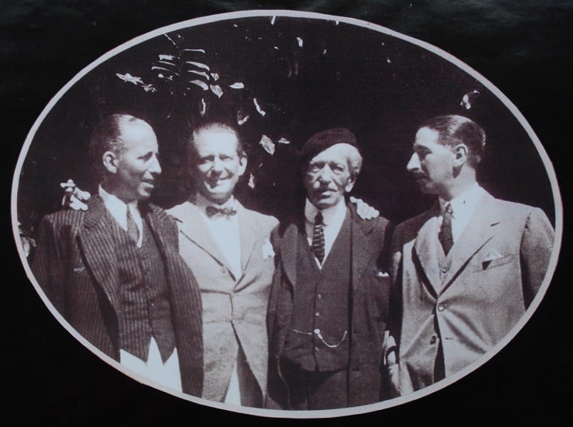 The three Cartier brothers and their father - from left to right Pierre Louis Alfred (father) and Jacques (my great-grandfather) (2)