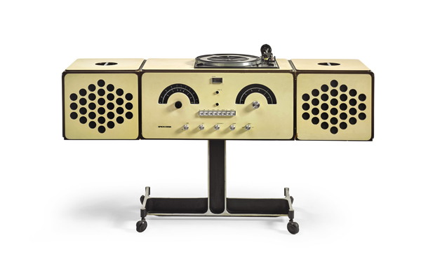 Pier Giacomo and Achille Castiglioni出品的布萊維加唱機，RR 126型號，1965年製。