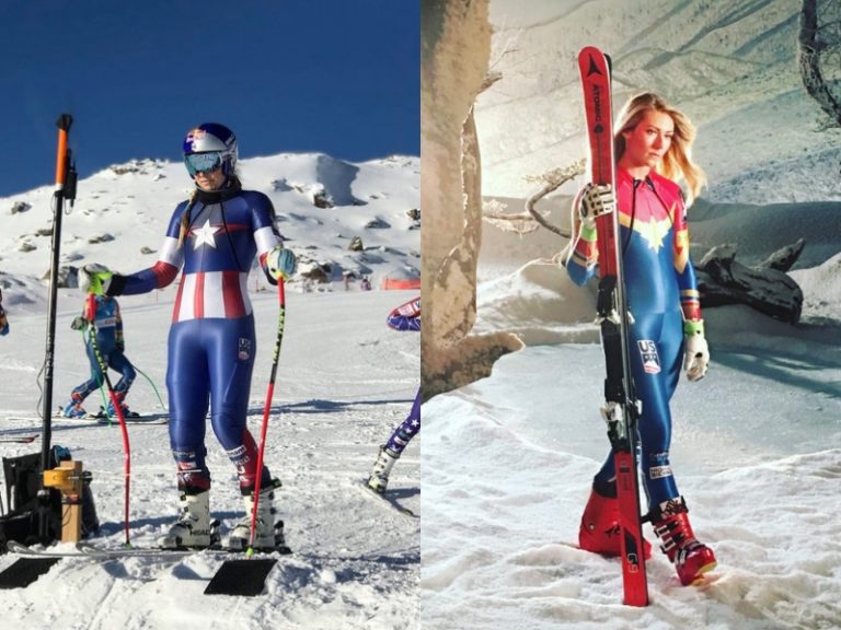 美國冬奧滑雪隊與Marvel和運動用品公司Spyder合作，設計了一系列以Marvel超級英雄為靈感的制服，