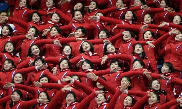 北韓美女啦啦隊