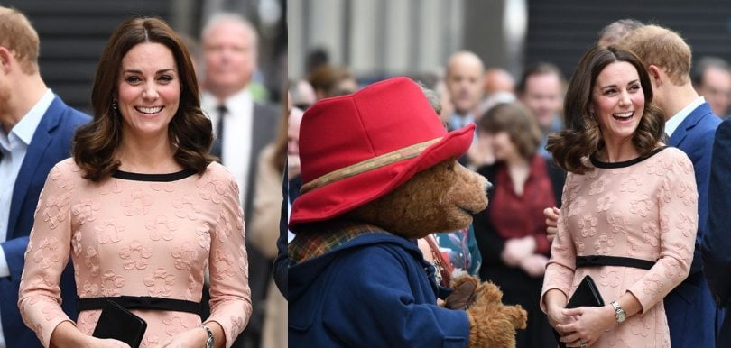 驚喜現身與Paddington Bear跳舞！Kate Middleton穿的竟然是4年前的裙子？