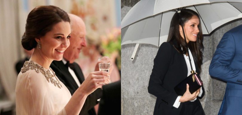 王妃衣品對決：Kate Middleton與Meghan Markle同日竟穿上同一時裝品牌！