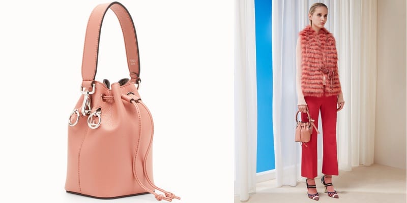 Fendi MON TRESOR Pink leather mini-bag HK$10,600