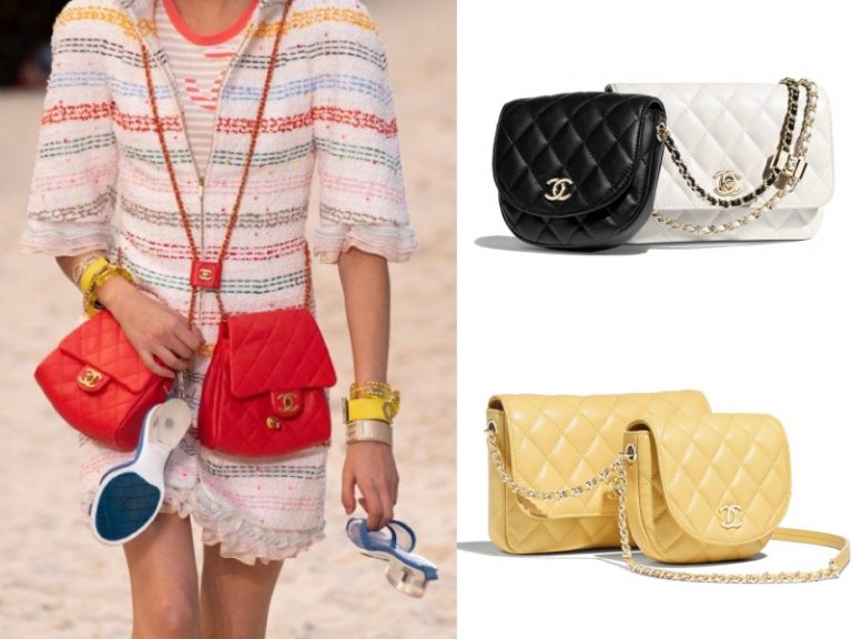 Chanel在今年春夏系列（亦即Karl Lagerfeld離世前的最後一個系㓚）推出了side packs手袋